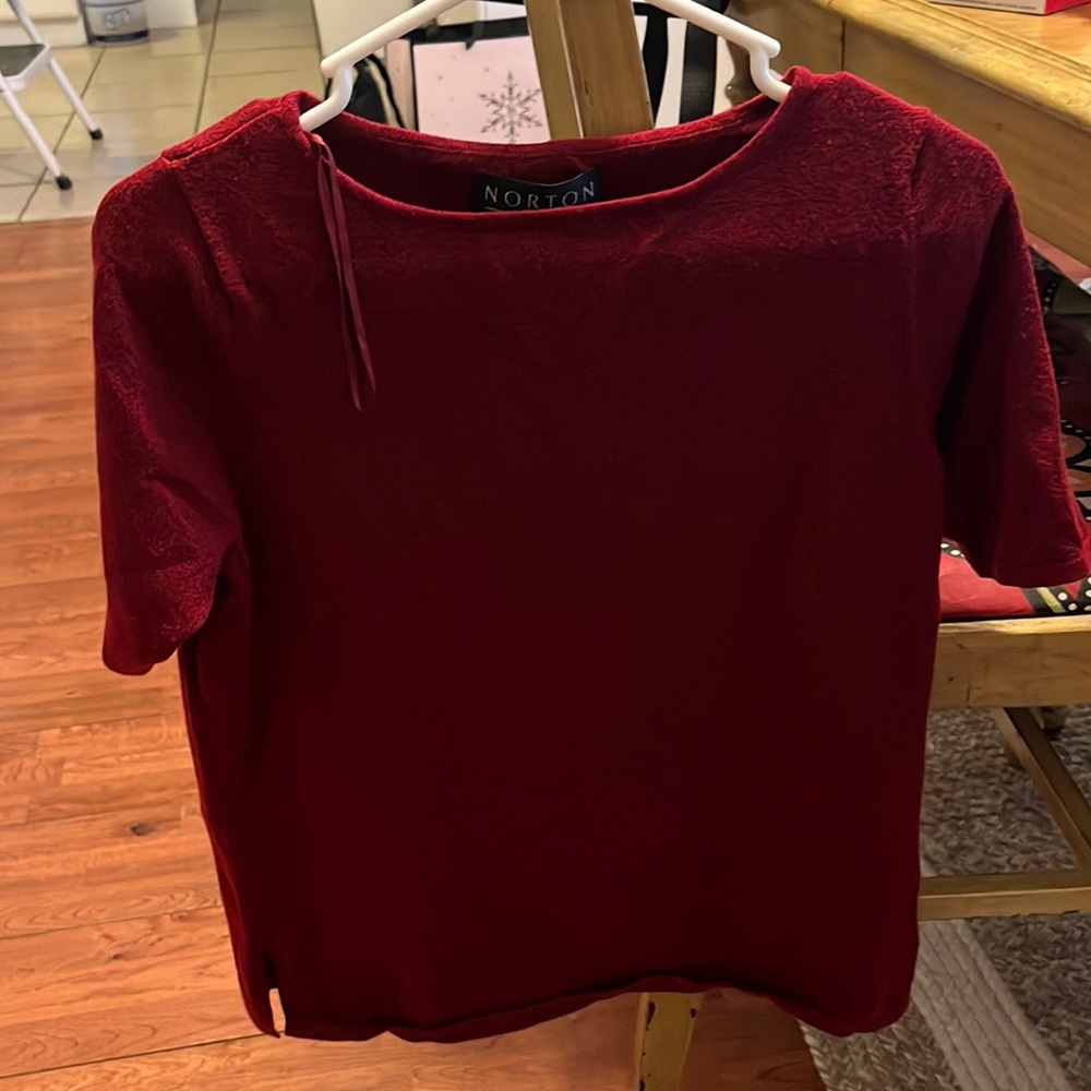 Red dress shirt size medium